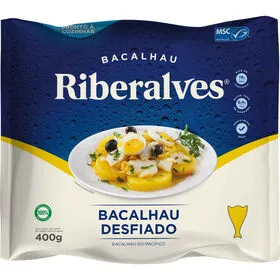 Bacalhau Desfiado 9 Meses de Cura MSC Congelado Riberalves