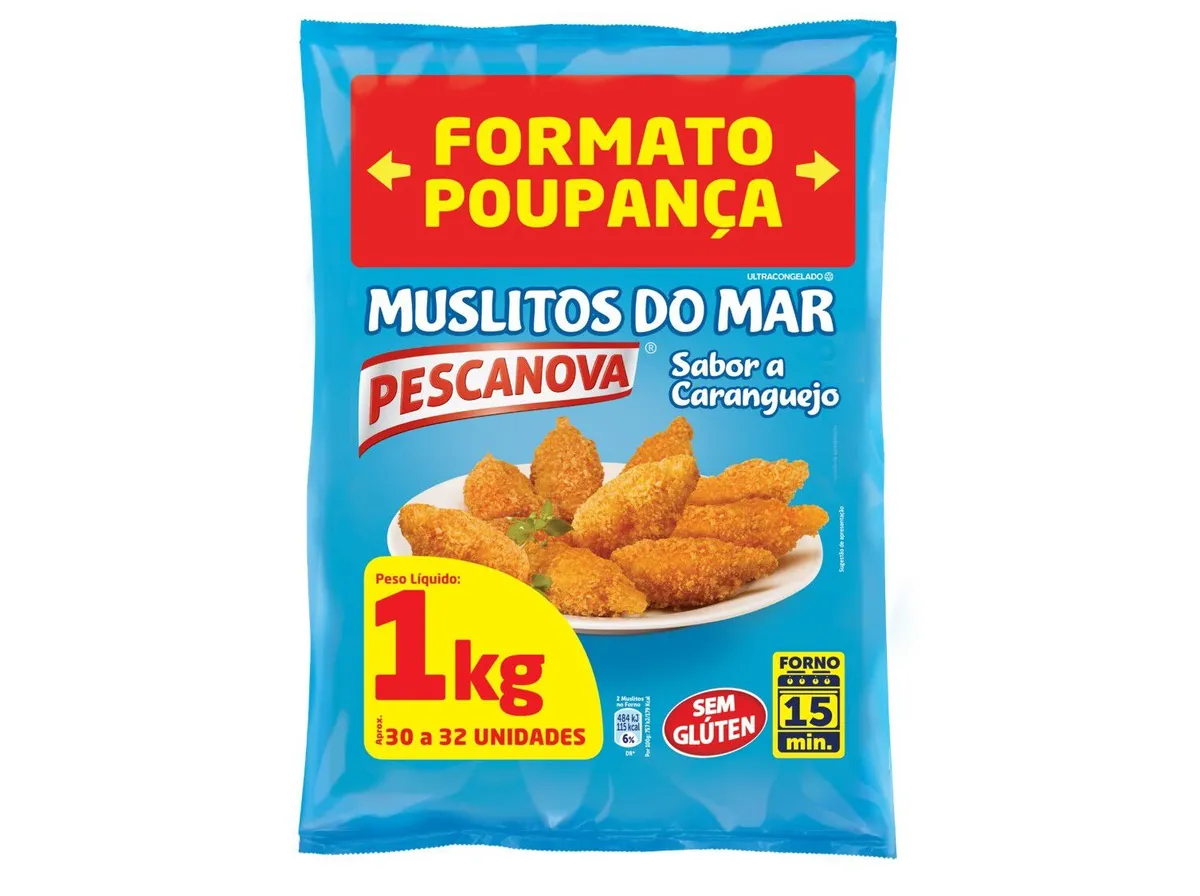 Muslitos Pescanova sem glúten 1 kg
