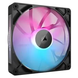 Ventoinha 140mm Corsair iCUE Link RX140 RGB 1700RPM 4 Pinos PWM Preta (Single Fan)