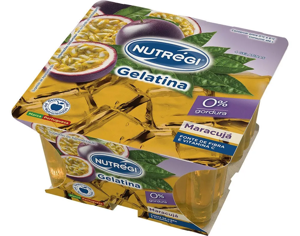 Gelatina Nutrégi maracujá 4 x 100 g