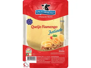 Queijo flamengo Valformoso fatiado 500 g