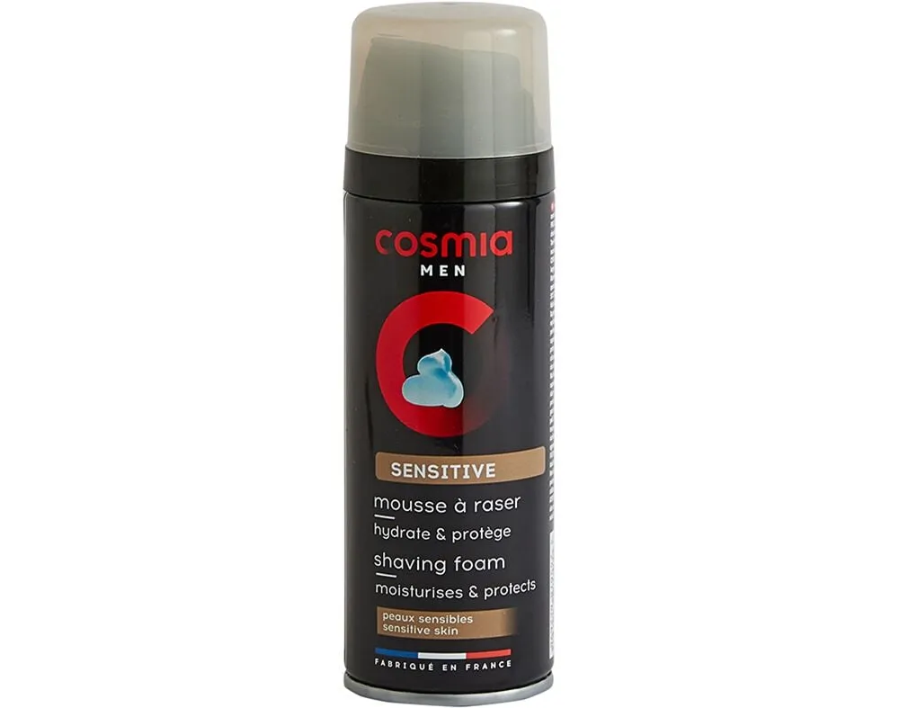 Espuma Cosmia MEN barbear peles sensíveis 200 ml