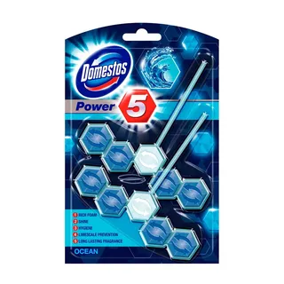 Bloco Sanitário Power 5 Ocean Domestos