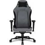 Cadeira Gaming Alpha Gamer Alegra Pele Sintética PU - Cinzento