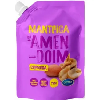 Manteiga de Amendoim Cremosa embalagem 750 g - Cister