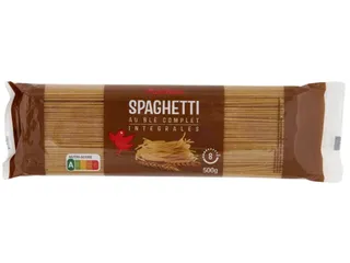esparguete auchan integral 500 g