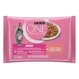 Comida Húmida para Gato Júnior Salmão Saquetas, emb. 4x85g
