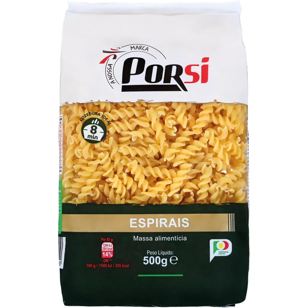 Massa Espirais 500g