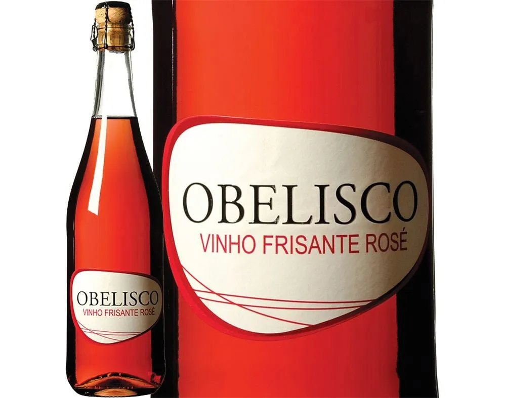 Vinho rosé frisante Obelisco 0,75 L