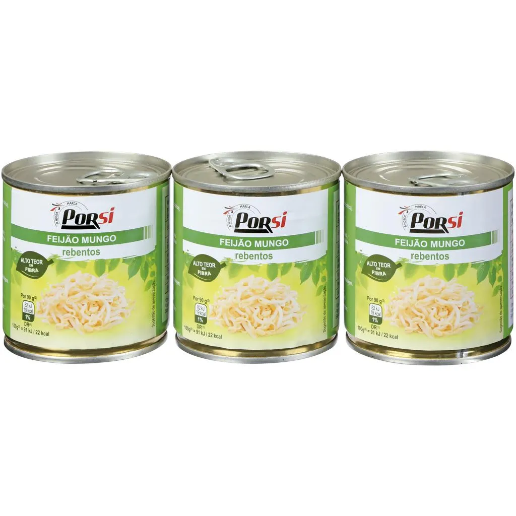 Rebentos de feijão mungo