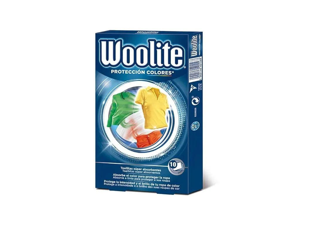 Toalhitas proteção cores Woolite 10 unid