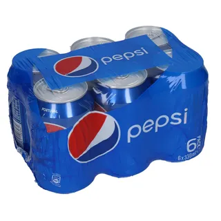 Refrigerante com gás, pack 6 x 0.33 l Pepsi