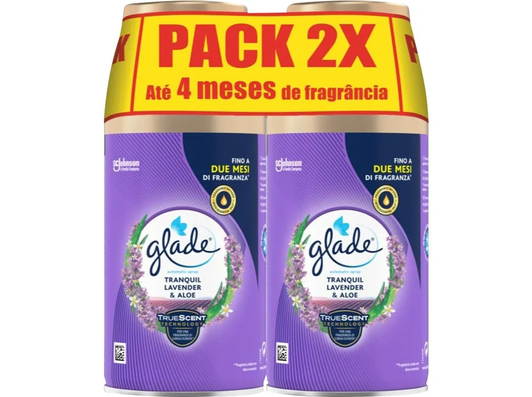 Ambientador Glade recarga lavanda 2 x 269 ml