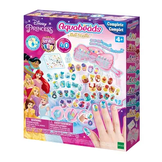 Aquabeads Estudio de Unhas Princesas Disney