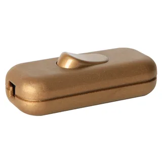 Interruptor Passagem Dourado