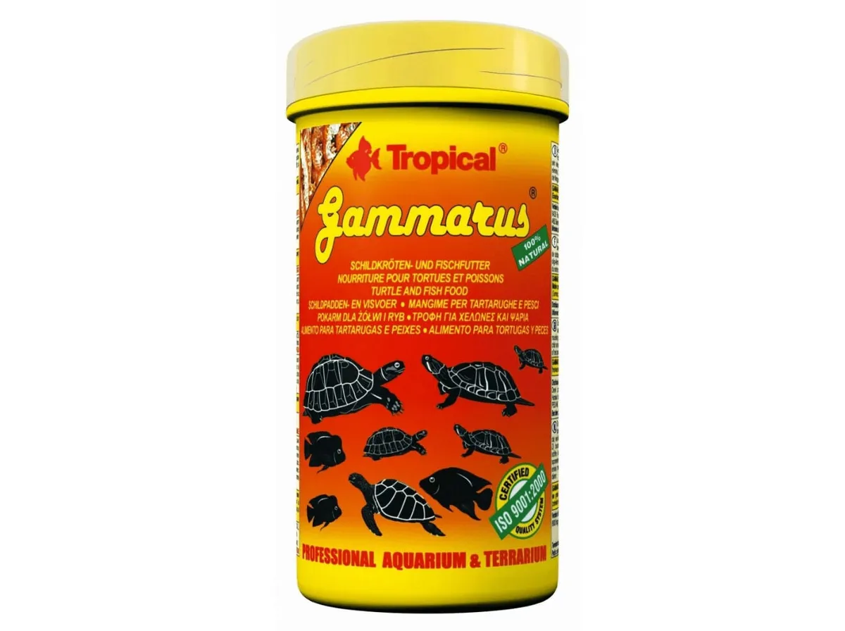 Alimentação tartarugas Tropical gammarus 100 ml