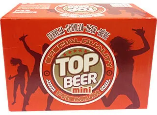 Cerveja TOP BEER mini 24 x 0,25 L