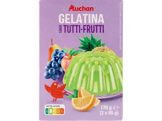 Gelatina Auchan tutti frutti 170 g