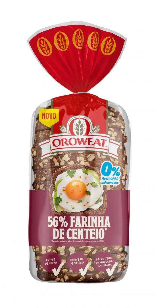 Pão de Forma com Farinha de Centeio