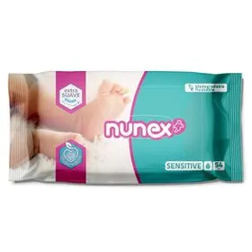 Toalhitas Bebé Sensitive Biodegradáveis Nunex