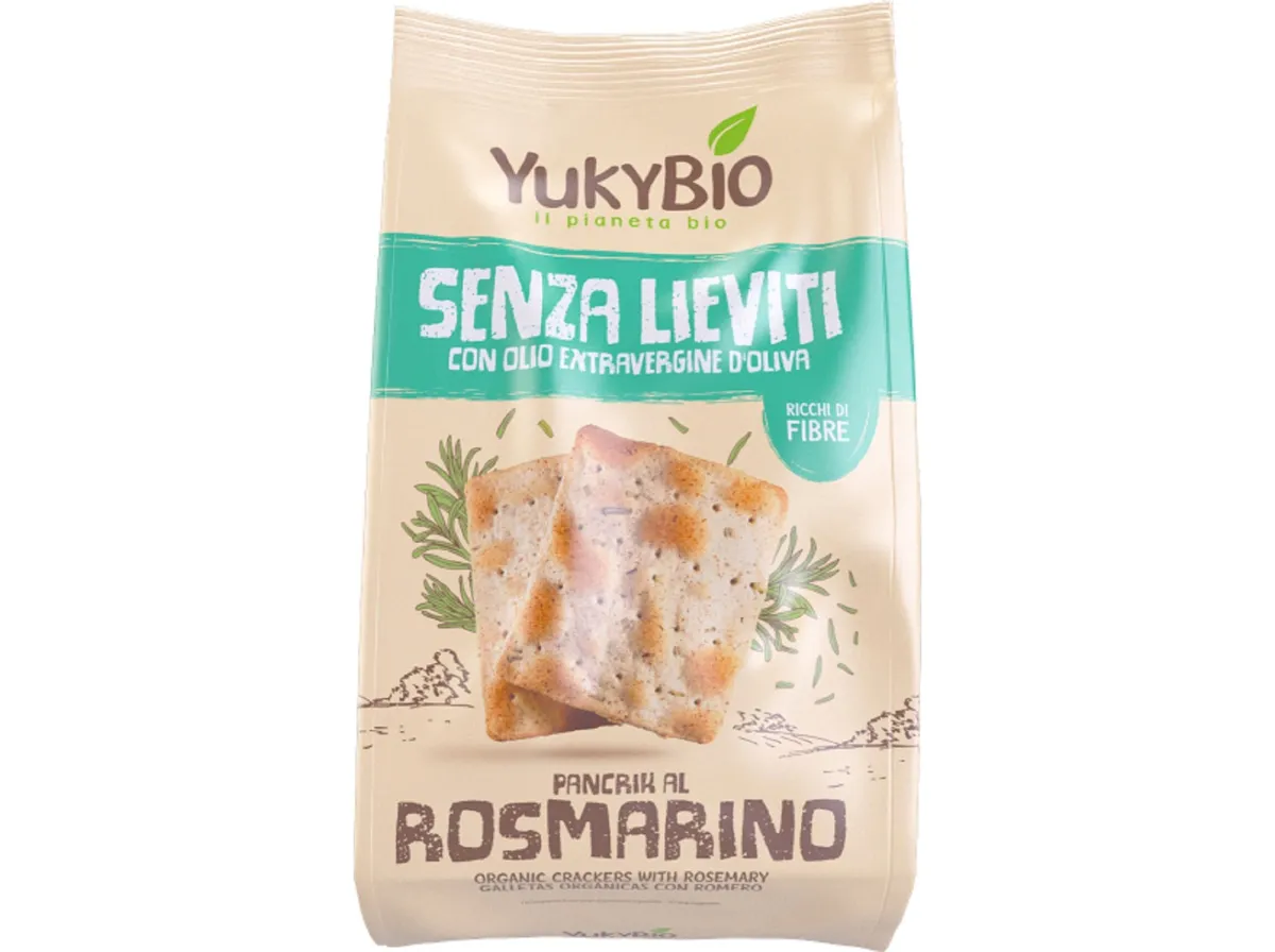 Crackers Yukybio com alecrim bio 200 g
