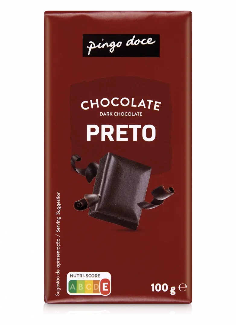 Tablete de Chocolate Preto
