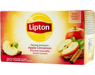 infusão lipton maçã e canela 20un