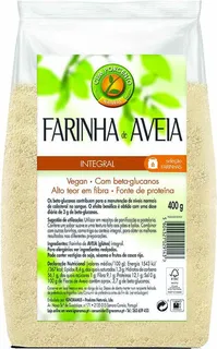 Farinha de Aveia Integral Cem Porcento