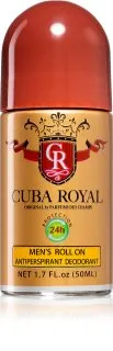 Cuba Royal desodorizante roll-on para homens 50 ml