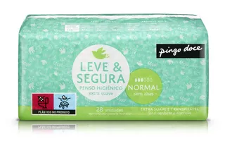 Pensos Higienicos Normal sem Abas Pingo Doce