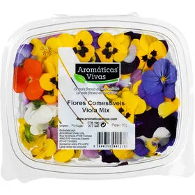 Mix Flores Comestíveis Aromáticas Vivas