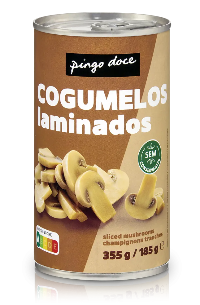 Cogumelos Laminados em Lata