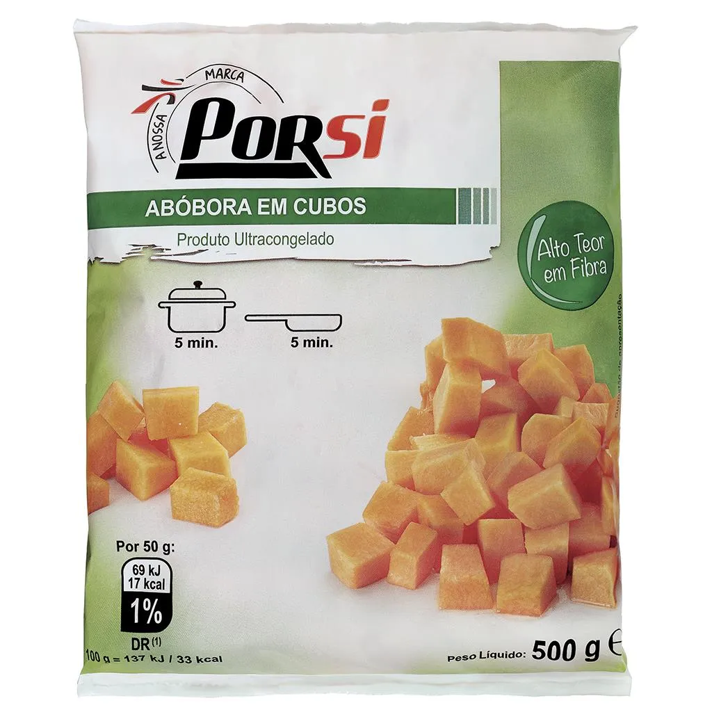 Abóbora Cubos 500g