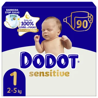 Fraldas Sensitive T1 2-5kg Dodot