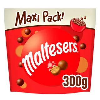 Drageias de chocolate, embalagem de 300 g Maltesers
