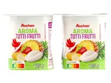 Iogurte Auchan aroma tutti frutti 4 x 125 g