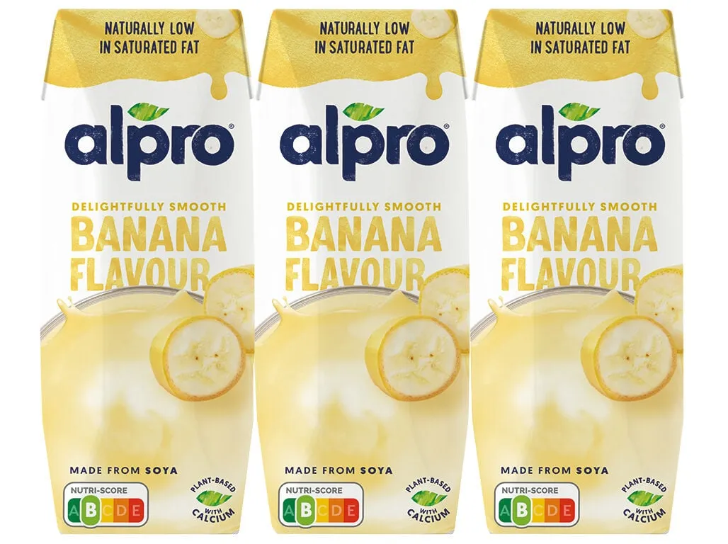 Bebida Alpro soja com banana 3 x 250 ml