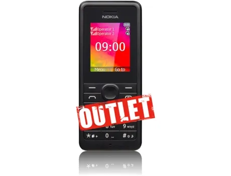 Telemóvel NOKIA 107 Dual Sim Preto