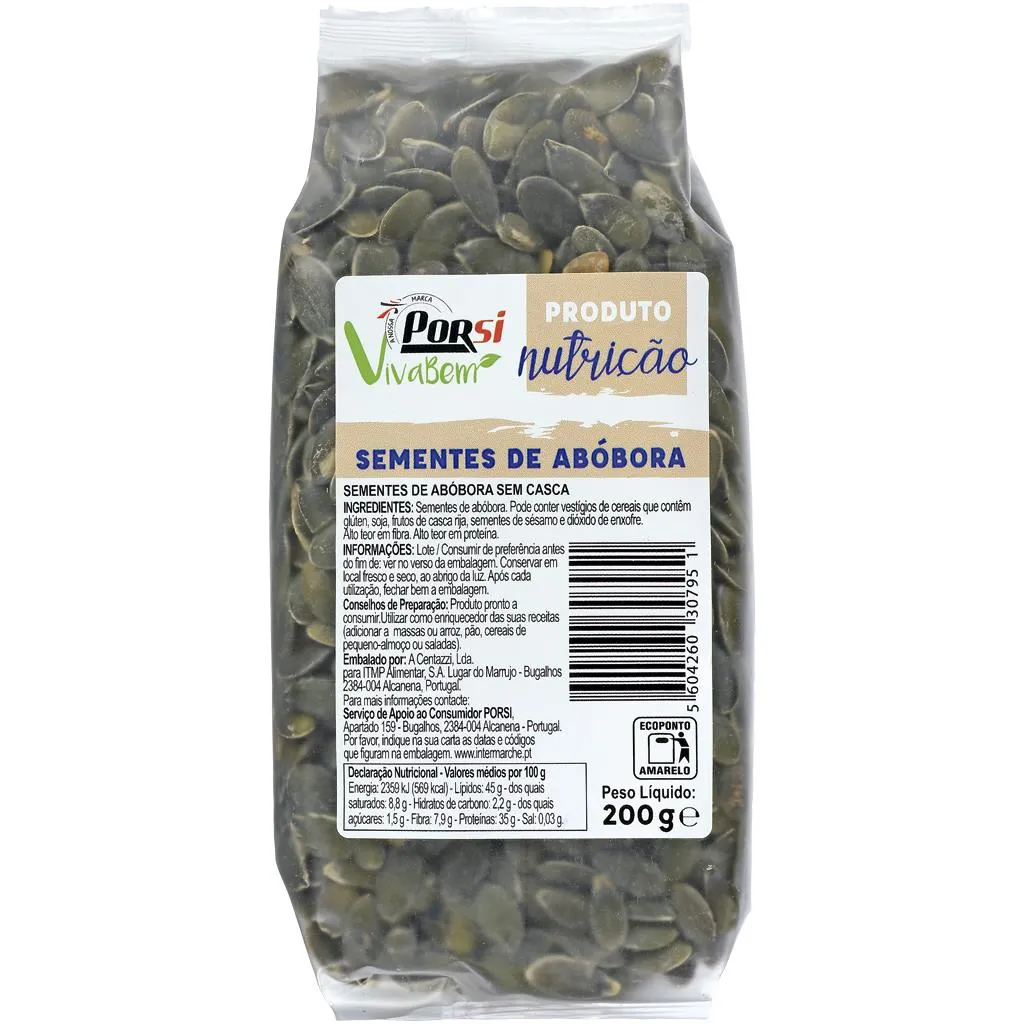 Sementes de Abóbora 200g