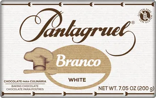 Tablete de Chocolate Branco para Culinária Pantagruel