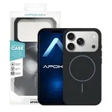 Capa Apokin Silicone Premium MagSafe iPhone 17 Pro Preta