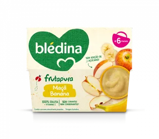 Puré de Fruta Maçã e Banana Blédina