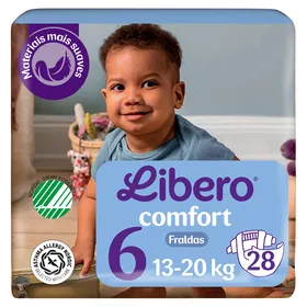 Fraldas Comfort 13-20 Kg T6 Libero