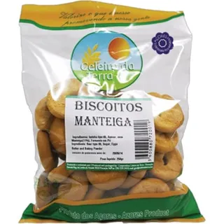 Biscoitos de Manteiga embalagem 250 g - Celeiro Da Terra