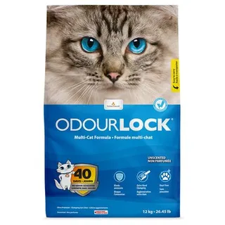 ODOURLOCK Sem aroma areia aglomerante para gatos 12 kg Odour Lock