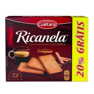 Bolachas Ricanela +20% Grátis Cuétara