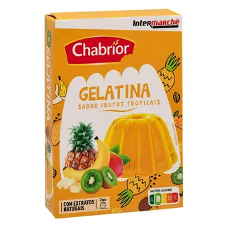 Gelatina Frutos Tropicais 2 X 67g Chabrior