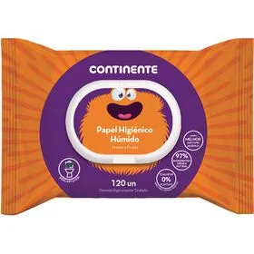 Papel Higiénico Húmido Continente