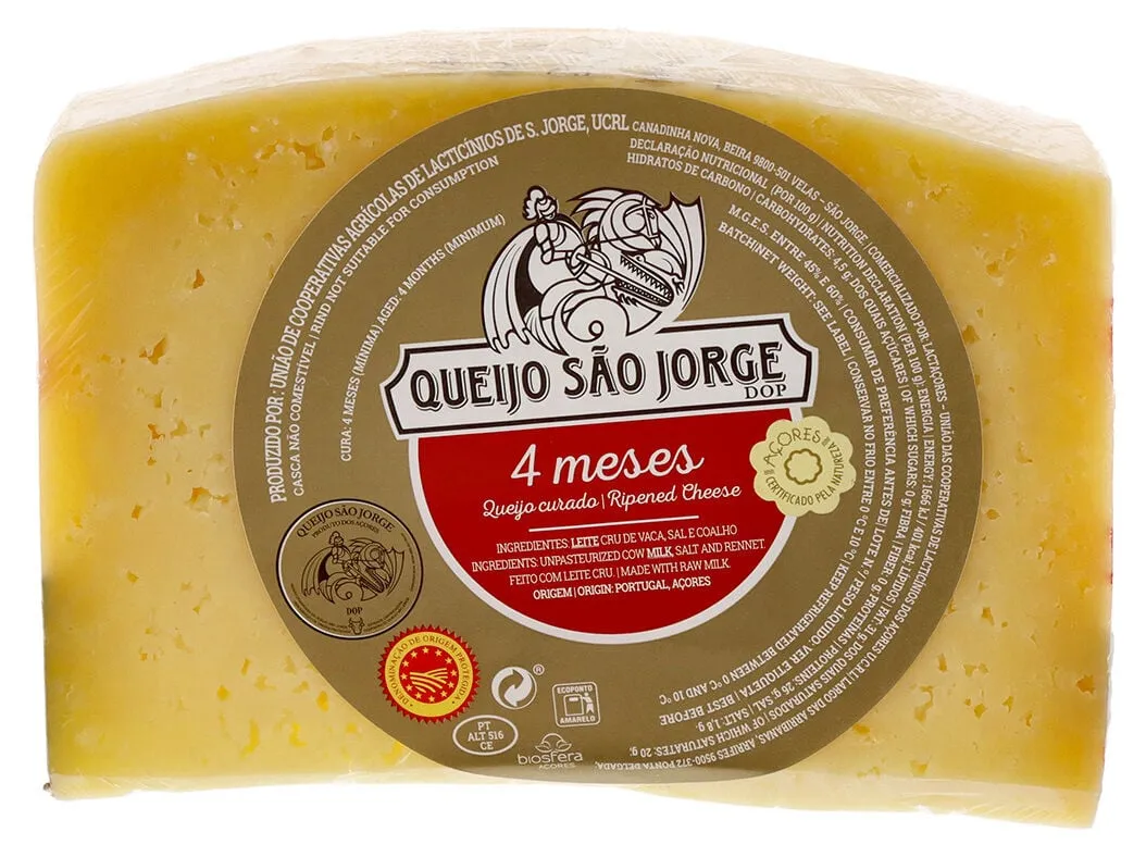 Queijo SÃO Jorge dop 4 meses kg