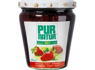 Compota PUR Natur bio morango 370 g